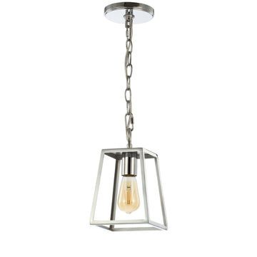 Ira 6.25" Adjustable Drop Metal LED Pendant - JONATHAN Y